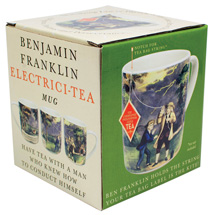 Alternate Image 3 for Benjamin Franklin Electrici-tea Mug